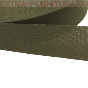 Лента окантовочная 32 мм цв.хаки 16, уп.100м (пл.4,0+/-0,2 гр/м)