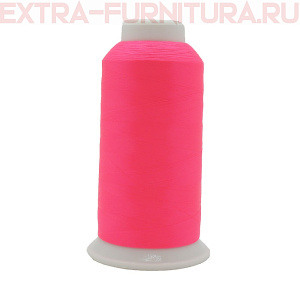 Нить текстурированная MAX 150D/1, 5000 м, цв.713 яр.розовый неон , некрученая