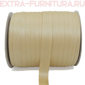 Косая бейка 15мм 132м цв.277 бежевый А