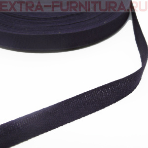 Лента киперная х/б 13 мм, цв.1134 темно-синий, уп.50м (пл.2,8 г/м)