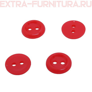 Пуговицы 11/2 красные, упаковка 1000 шт.