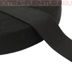 Резинка помочная 30мм, черный (уп.- 30м*10 уп)Б