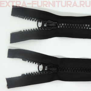 Молния Трактор Т8 2 замка 110см, цв. 322 черный, LOGO