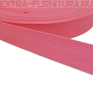 Стропа шир.30мм, цв.800 розовый, уп.50м, пл. 11,7 гр/м
