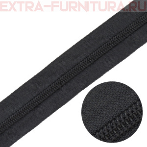 Молния рулонная спираль тип Т5, цв.312 серый, пл.13 гр/м