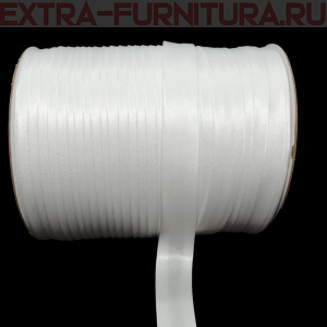 Косая бейка 16мм 132м цв. 001 белый ЕВРО