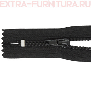 Молния Спираль неразъёмная Т5, дл.16см цв. черный, класс А 