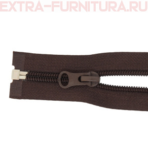 Молния Спираль разъемная дл. 45см, Т5, цв.304 коричневый LOGO