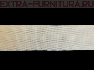 Резинка вязаная, 20мм (+/-2мм), цв.белый (уп.-25м*40 уп) Б