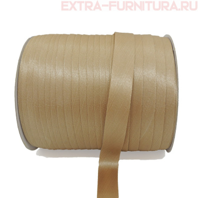 Косая бейка 15мм 132м цв.278 бежевый А