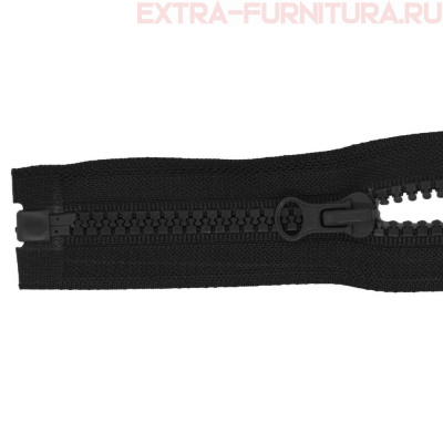 Молния Трактор Т5 1 замок 70см, цв. 322 черный, LOGO