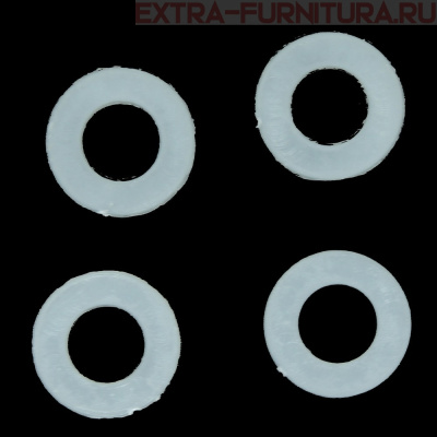 Колечко прозрачное под люверсы №5 (8мм), (уп.1000шт) NEWSTAR