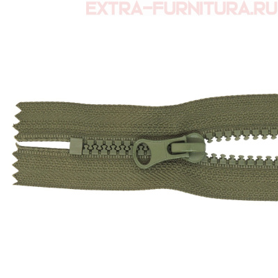 Молния Трактор Т5 1 замок 18см, цв.263 хаки светлый, LOGO, н/р