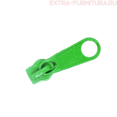 Бегунок к рулонной молнии тип 5, цв.334 салатовый